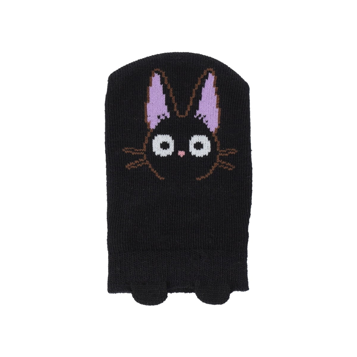 Studio Ghibli Character Puppet Sneaker Socks 9-14 cm (3 Types) - Jiji Black - official view 10