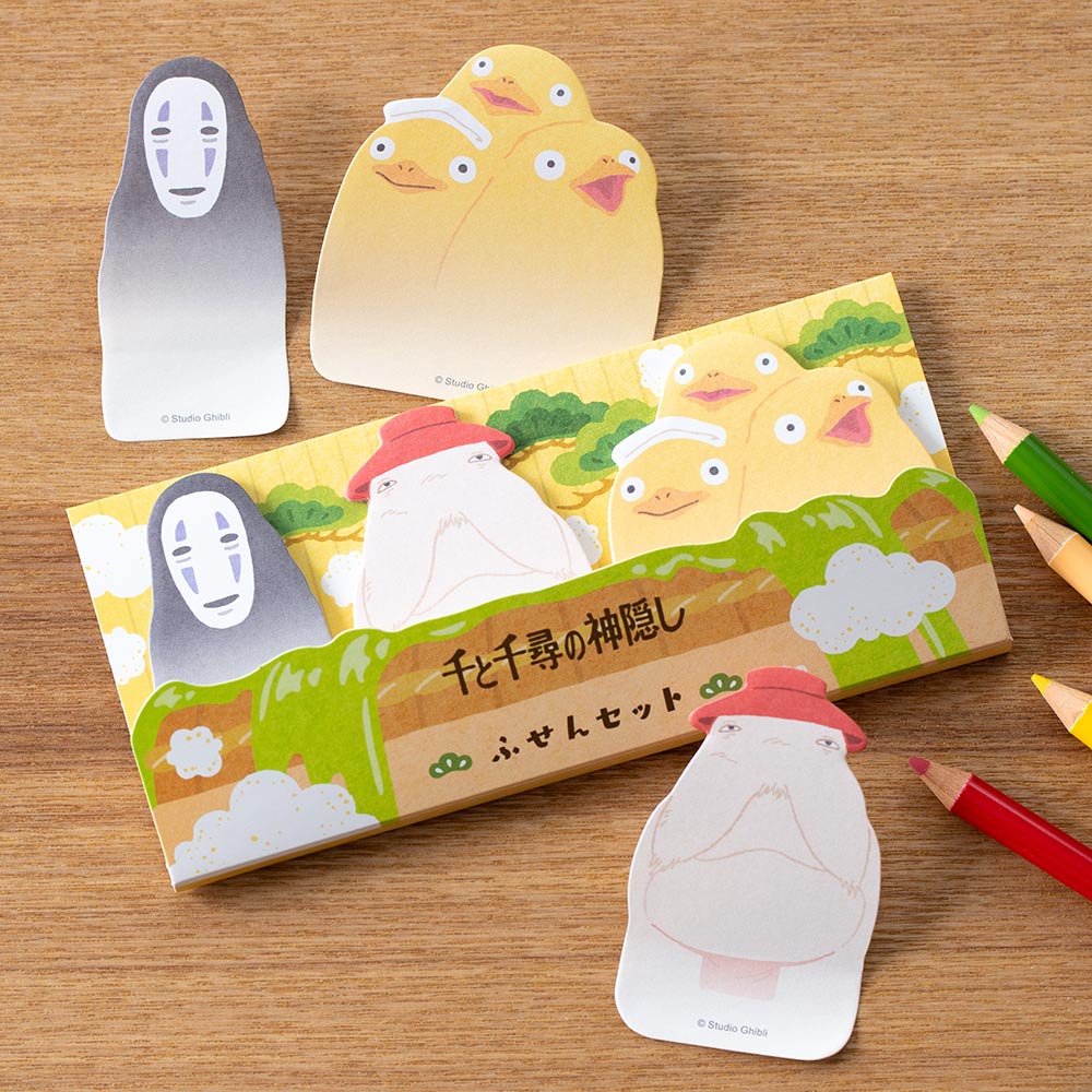 Studio Ghibli - Character Sticky Note Packs (2 Types) - Spirited Away - official view 7