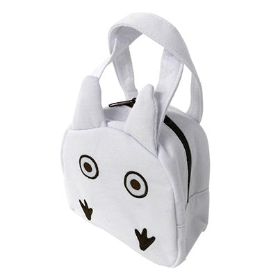 Studio Ghibli - Character Sweat Fabric Die-Cut Bags (5 Types) - White Totoro - official view 16