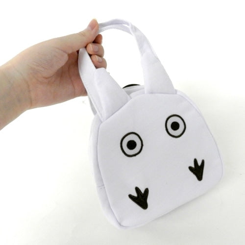 Studio Ghibli - Character Sweat Fabric Die-Cut Bags (5 Types) - White Totoro - official view 22