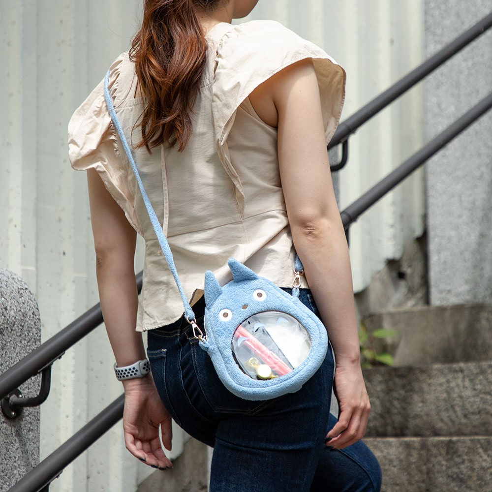 Studio Ghibli Character Window Pochettes (6 Types) - Blue Totoro - official view 32