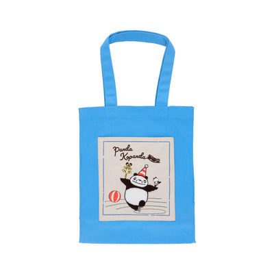 Studio Ghibli Colour Tote Bags (4 Types) - Blue Panda Rainy-Day Circus - official view 10