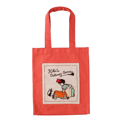 Studio Ghibli Colour Tote Bags (4 Types) - Red Kiki Departure Day - official view 15