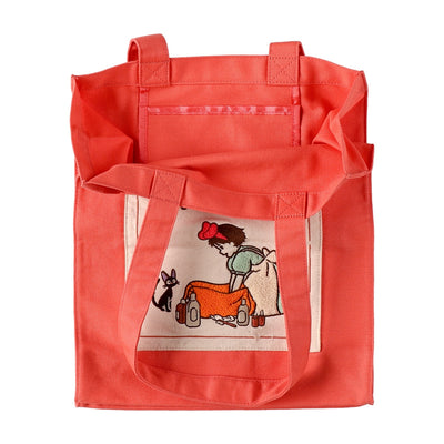 Studio Ghibli Colour Tote Bags (4 Types) - Red Kiki Departure Day - official view 17