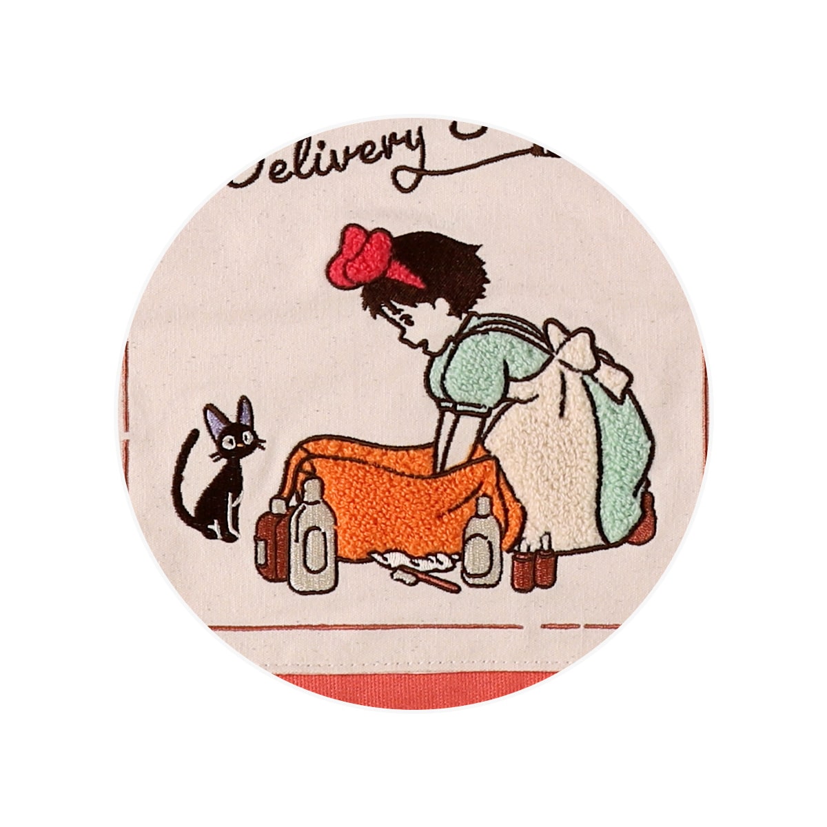 Studio Ghibli Colour Tote Bags (4 Types) - Red Kiki Departure Day - official view 18