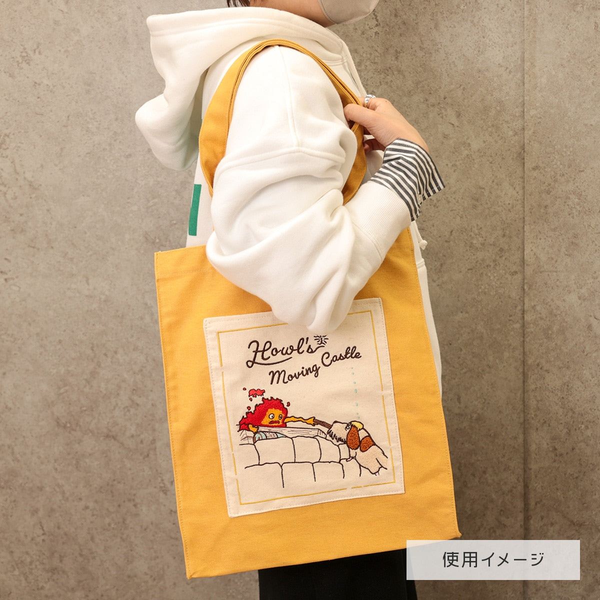 Studio Ghibli Colour Tote Bags (4 Types) - Red Kiki Departure Day - official view 20