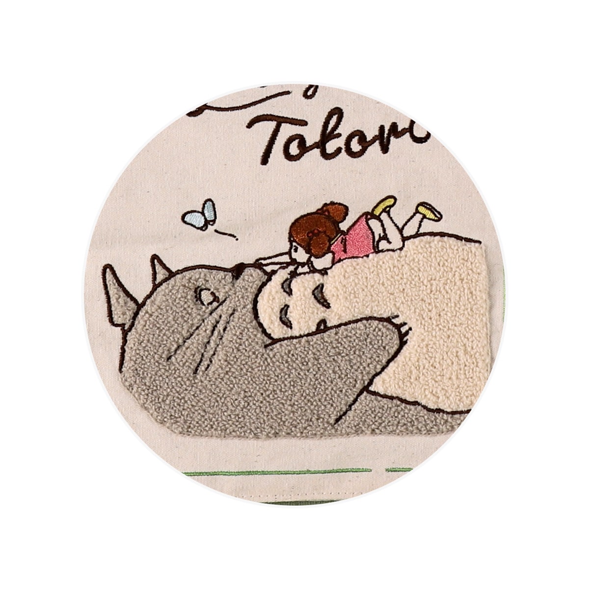 Studio Ghibli Colour Tote Bags (4 Types) - Green Totoro First Meeting - official view 27