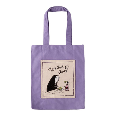 Studio Ghibli Colour Tote Bags (4 Types) - Purple Spirited Away Tea Time - official view 30