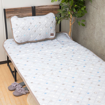 Studio Ghibli Cool-Touch Bed Pads (3 Types) - Soot Sprites Sepia - official view 7