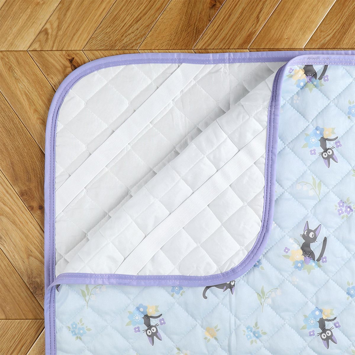 Studio Ghibli Cool-Touch Bed Pads (3 Types) - Jiji Ice Blue - official view 16