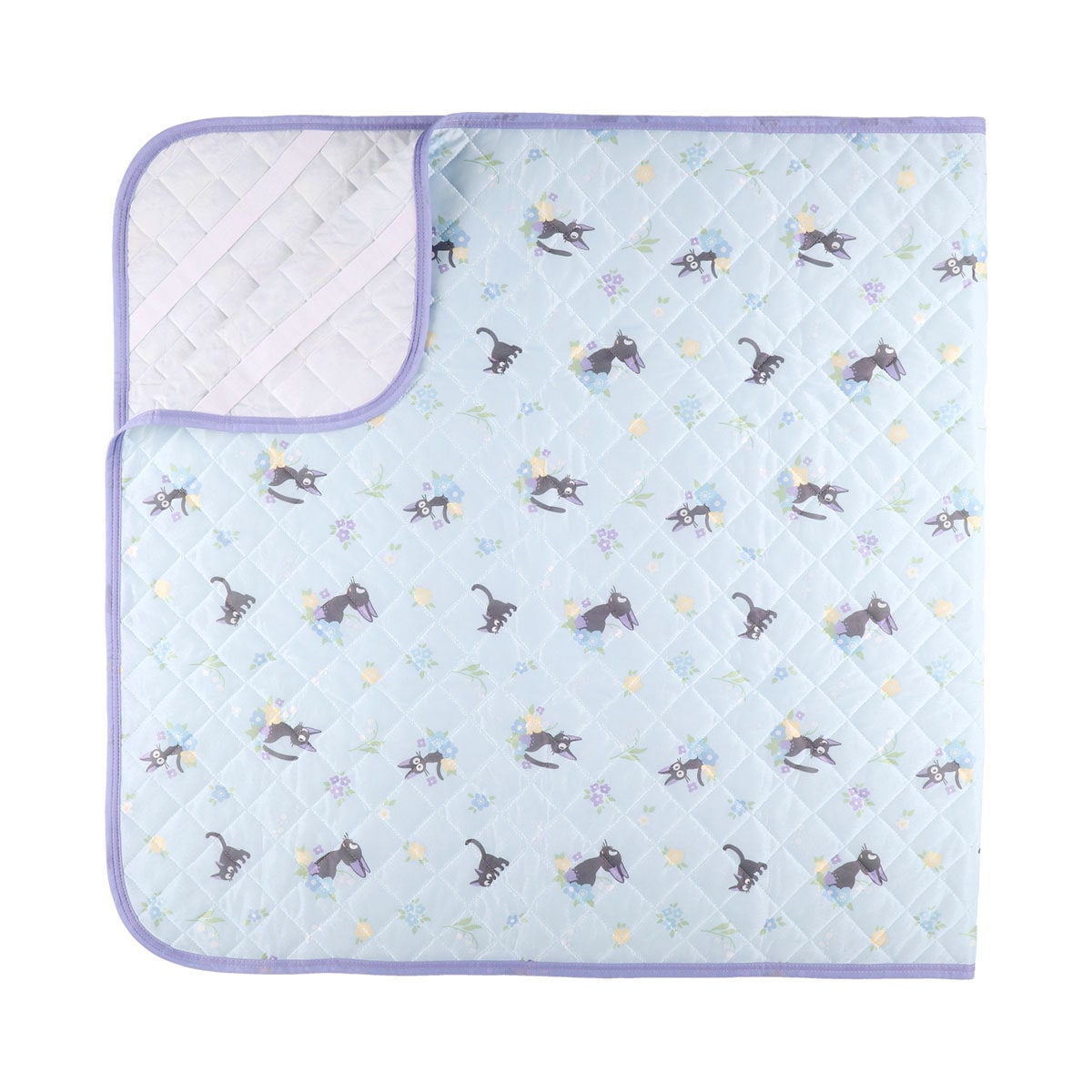 Studio Ghibli Cool-Touch Bed Pads (3 Types) - Jiji Ice Blue - official view 17