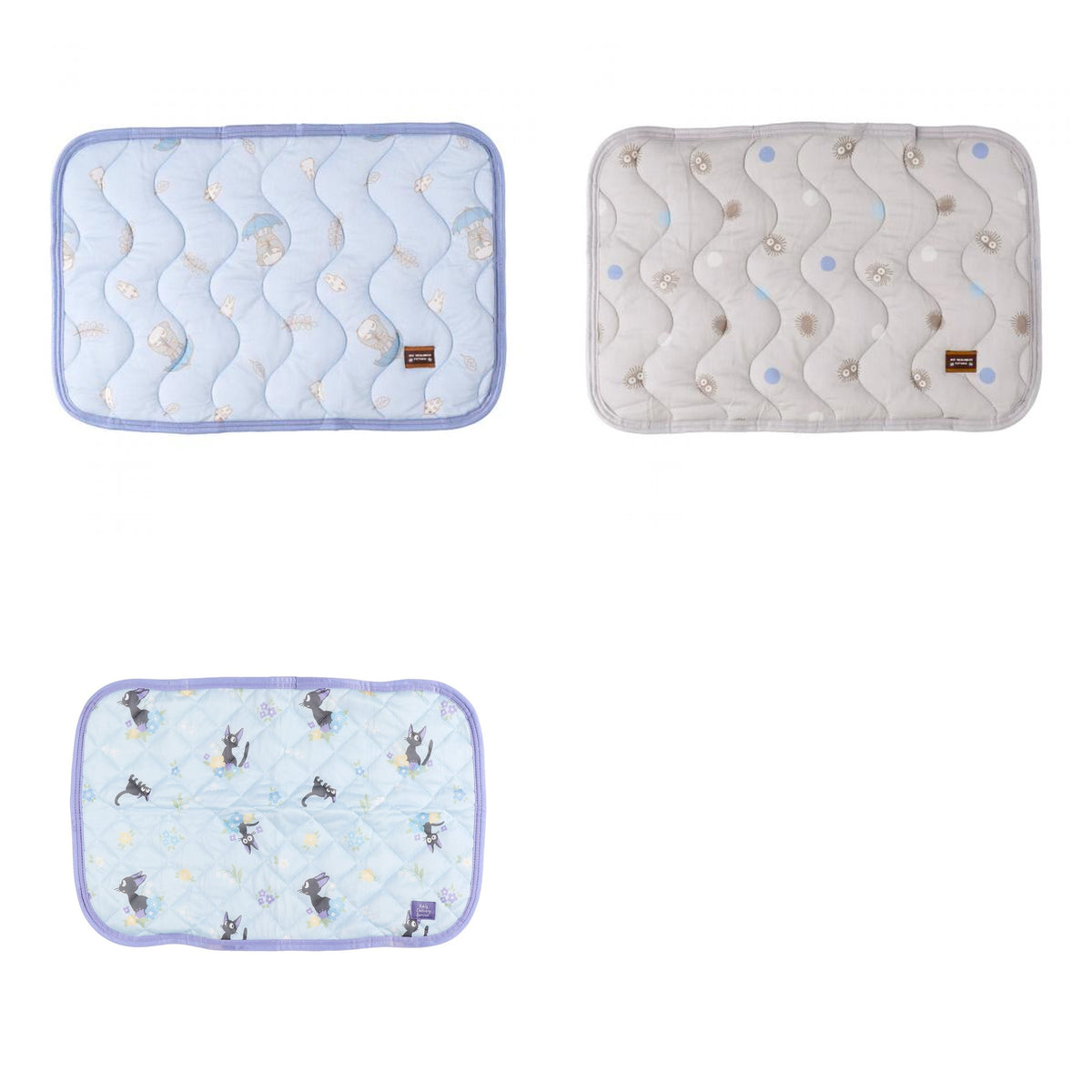 Studio Ghibli Cool-Touch Pillow Pads (3 Types) - Complete Set - one of each model