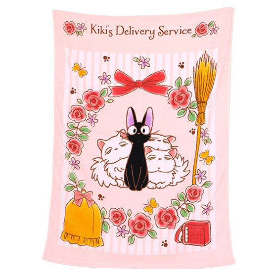 Studio Ghibli - Cotton Nap Blankets (3 Types) - Jiji and Kittens - official view 2