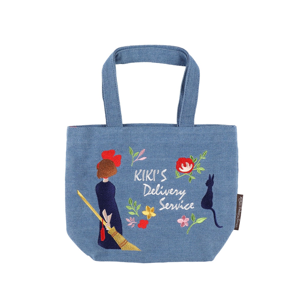 Studio Ghibli Denim Embroidery Tote Bags (4 Types) - Kiki Lunch Tote - official view 21