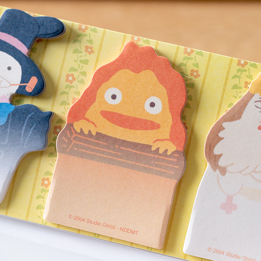 Studio Ghibli - Die-Cut Sticky Note Packs (3 Types) - Howl's Moving Castle - official view 13