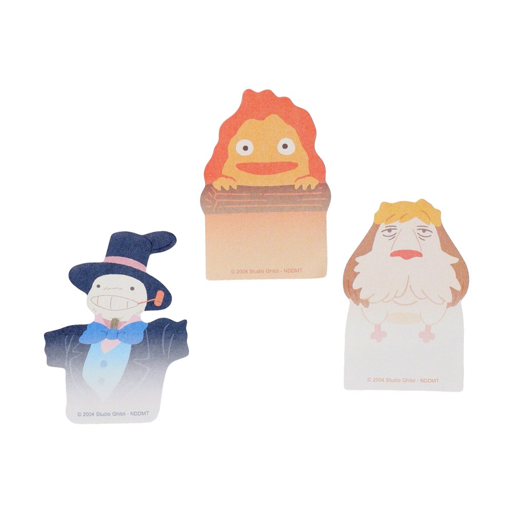 Studio Ghibli - Die-Cut Sticky Note Packs (3 Types) - Howl's Moving Castle - official view 16