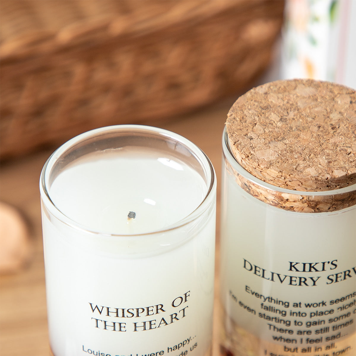 Studio Ghibli Donguri Closet Botanical Fragrance Gel Candles (2 Types) - Kiki's Delivery Service - Citrus - official view 11