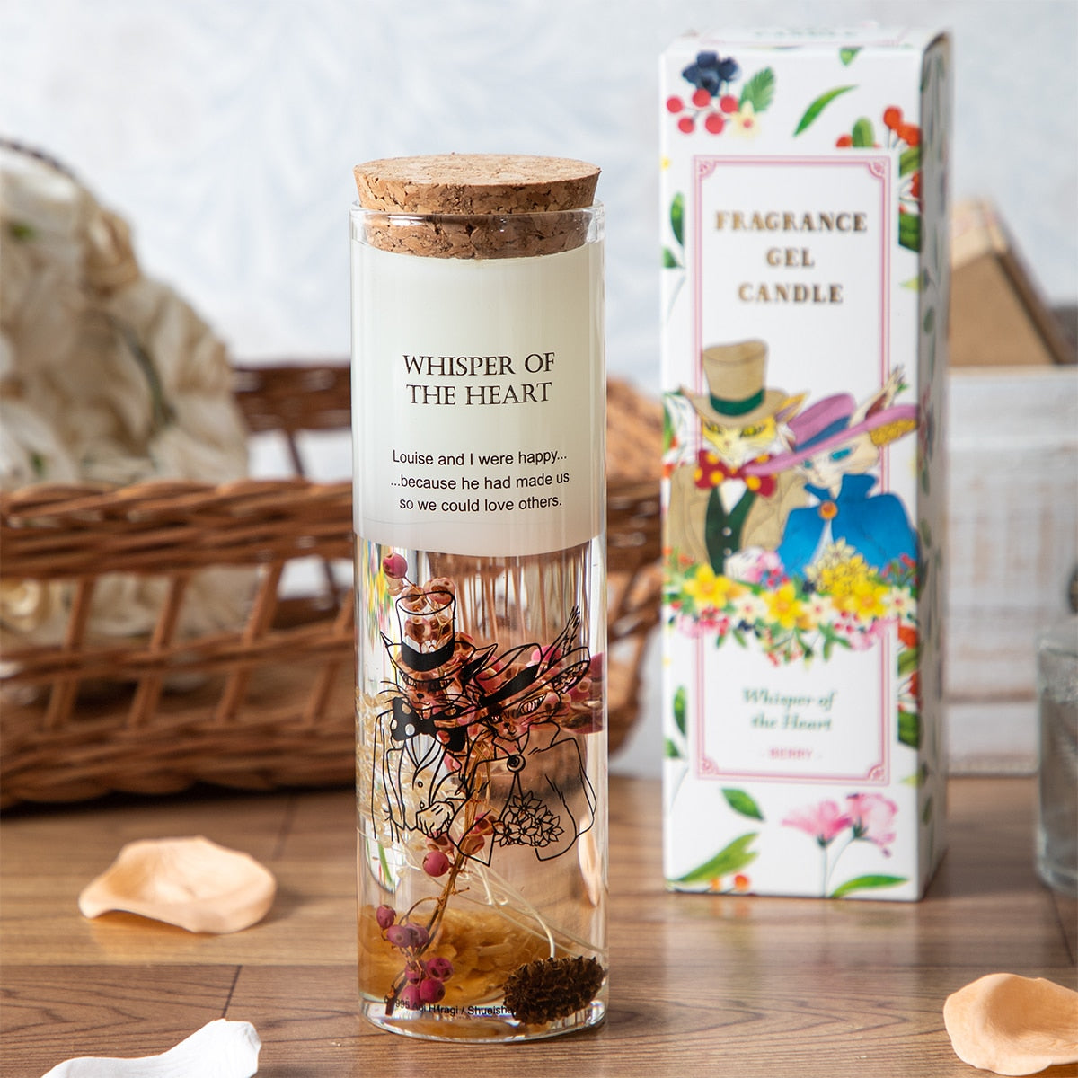 Studio Ghibli Donguri Closet Botanical Fragrance Gel Candles (2 Types) - Whisper of the Heart - Berry - official view 12