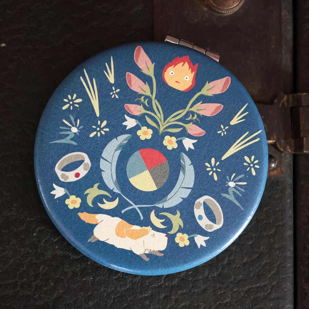 Studio Ghibli - Donguri Closet Double Compact Mirrors (2 Types) - Howl Promise of Reunion - official view 4