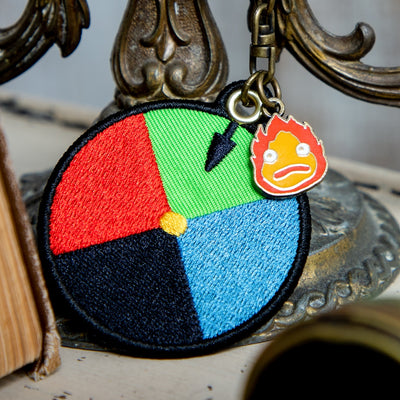 Studio Ghibli - Embroidered Keyrings (2 Types) - Howl Colour Dial - official view 10