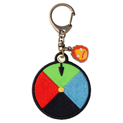 Studio Ghibli - Embroidered Keyrings (2 Types) - Howl Colour Dial - official view 11