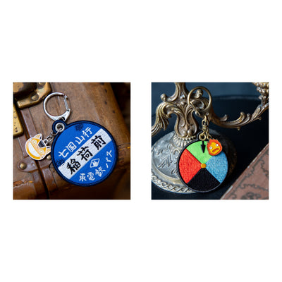 Studio Ghibli - Embroidered Keyrings (2 Types) - Complete Set with all listed models