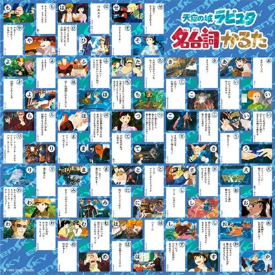 Studio Ghibli Famous Quotes Karuta Card Games (5 Types) - Castle in the Sky - official view 17