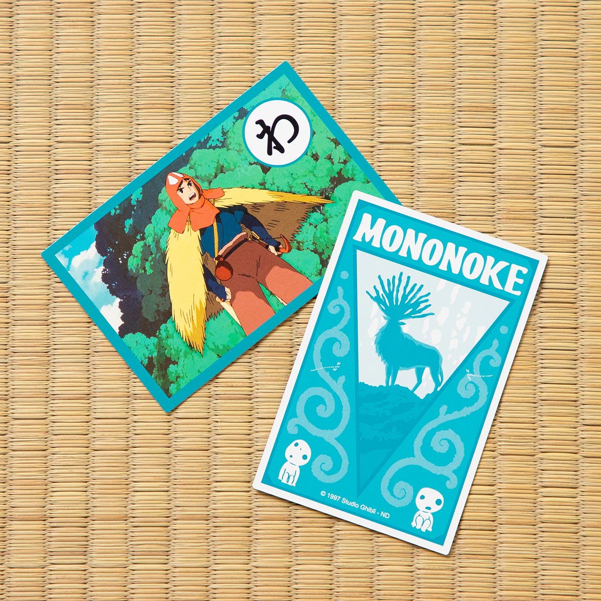 Studio Ghibli Famous Quotes Karuta Card Games (5 Types) - Princess Mononoke - official view 27