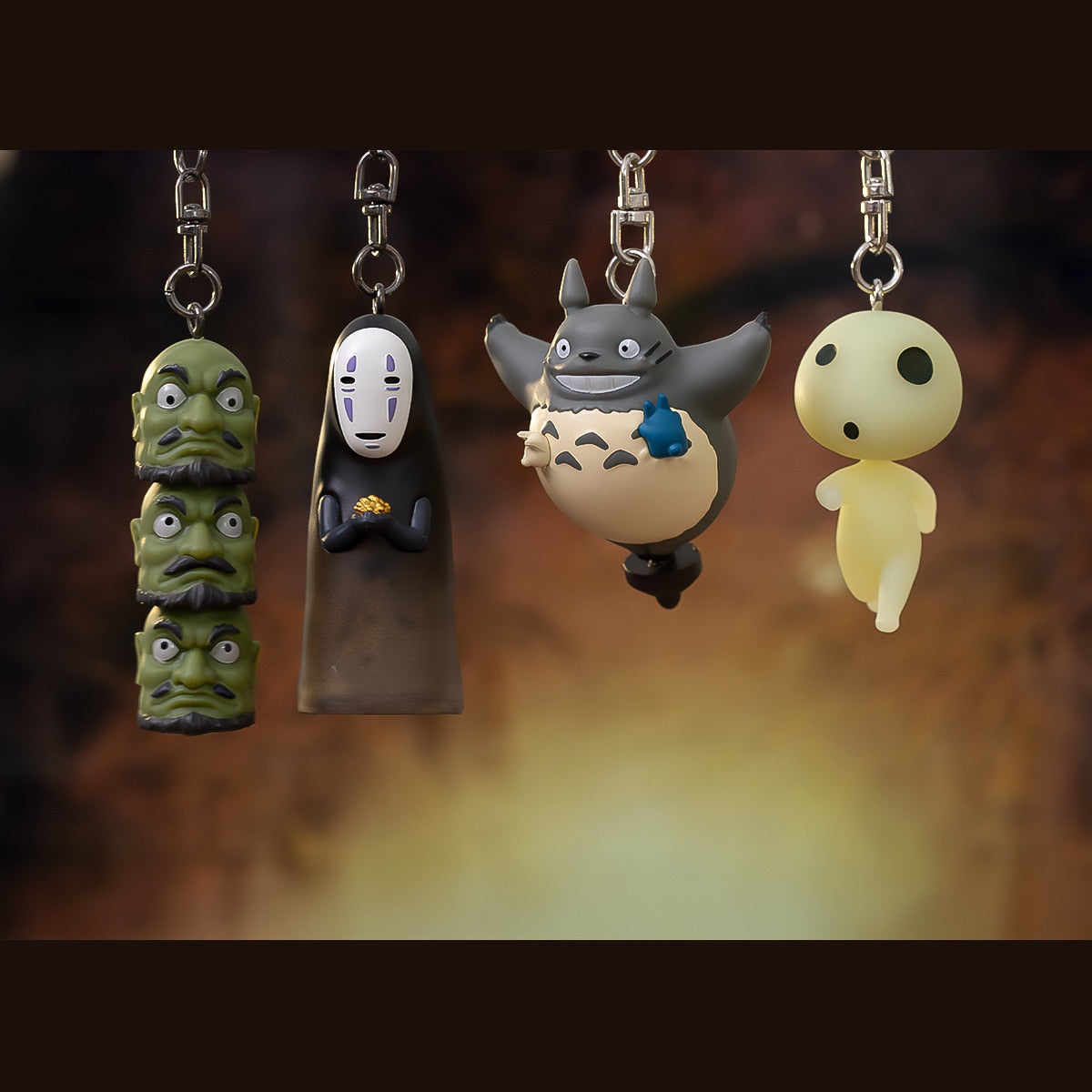 Studio Ghibli - Figural Keyrings (14 Types) - No-Face with Gold - official view 29