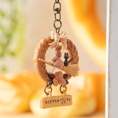 Studio Ghibli - Figural Keyrings (14 Types) - Jiji Bread Wreath - official view 46