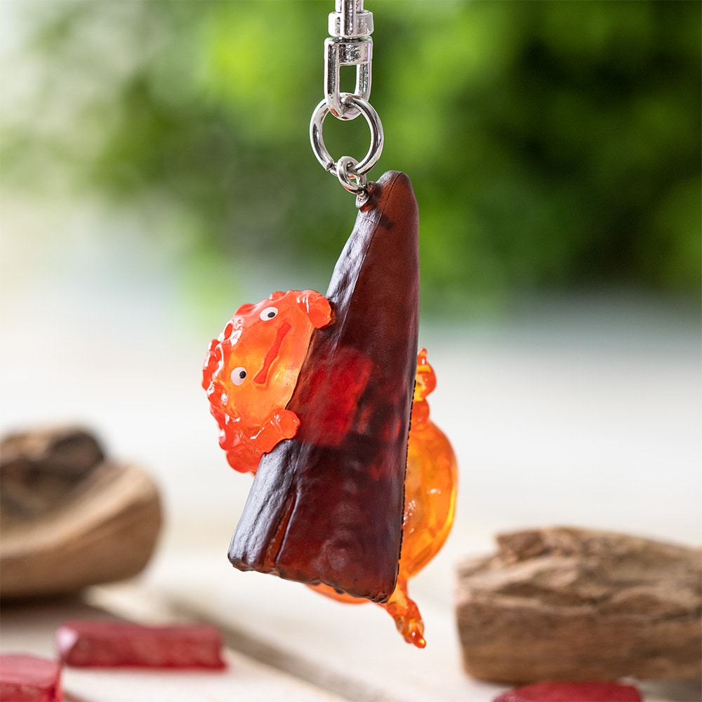 Studio Ghibli - Figural Keyrings (14 Types) - Hanging Calcifer - official view 97