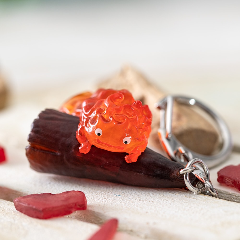 Studio Ghibli - Figural Keyrings (14 Types) - Hanging Calcifer - official view 99