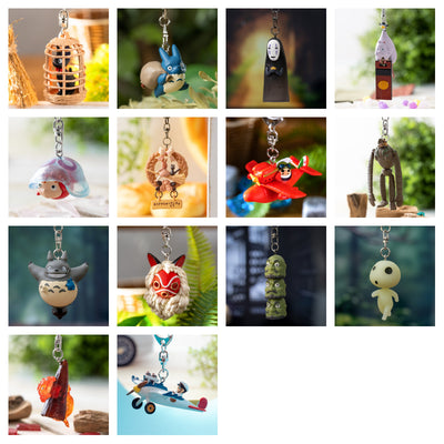 Studio Ghibli - Figural Keyrings (14 Types) - Complete Set with all listed models