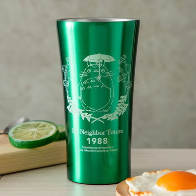 Studio Ghibli Film Emblem Insulated Tumblers 400 ml (3 Types) - My Neighbor Totoro - official view 1