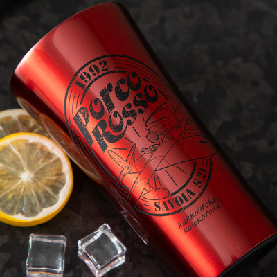 Studio Ghibli Film Emblem Insulated Tumblers 400 ml (3 Types) - Porco Rosso - official view 16
