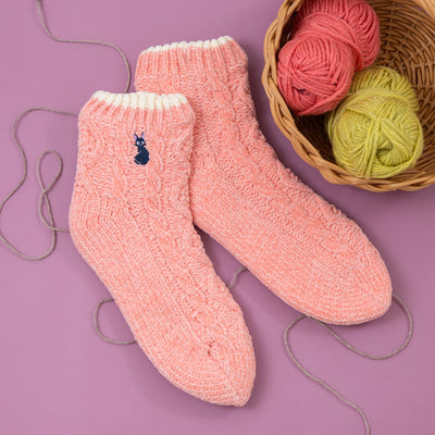 Studio Ghibli - Fleece-Lined Chenille Crew Socks 23-25 cm (2 Types) - Jiji - official view 1