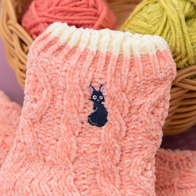 Studio Ghibli - Fleece-Lined Chenille Crew Socks 23-25 cm (2 Types) - Jiji - official view 2