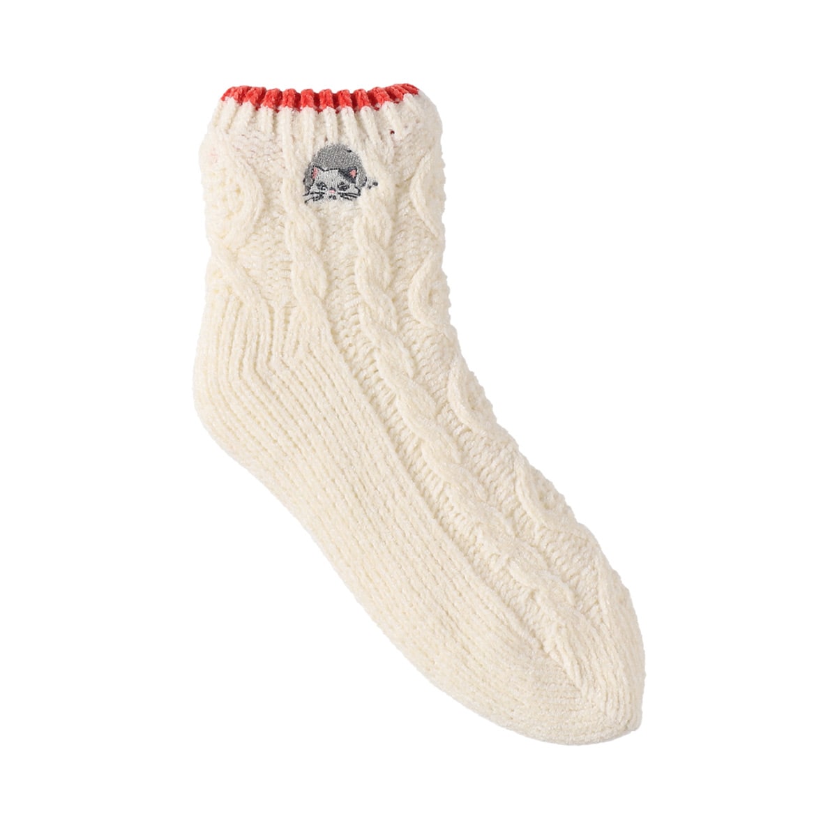 Studio Ghibli - Fleece-Lined Chenille Crew Socks 23-25 cm (2 Types) - Moon - official view 12