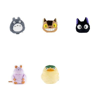 Studio Ghibli - Fluffy Character Coin Purses (5 Types) - Complete Set, one of each listed model