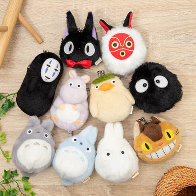 Studio Ghibli - Fluffy Mini Clasp Purses (9 Types) - Totoro - official view 5