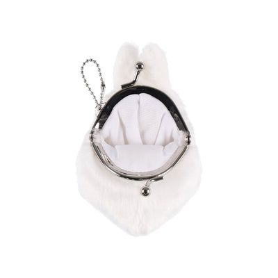 Studio Ghibli - Fluffy Mini Clasp Purses (9 Types) - White Totoro - official view 13