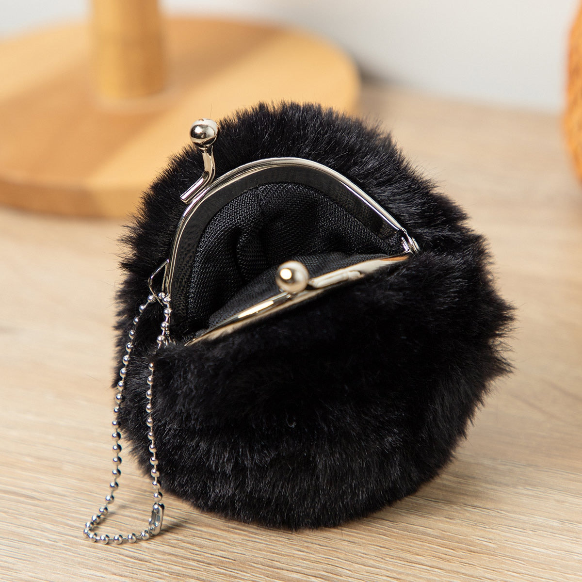 Studio Ghibli - Fluffy Mini Clasp Purses (9 Types) - Soot Sprites - official view 19
