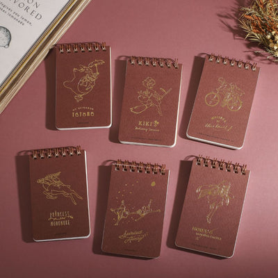 Studio Ghibli - Foil-Stamped Mini Ring Notebooks (3 Types) - Kiki's Delivery Service - official view 3
