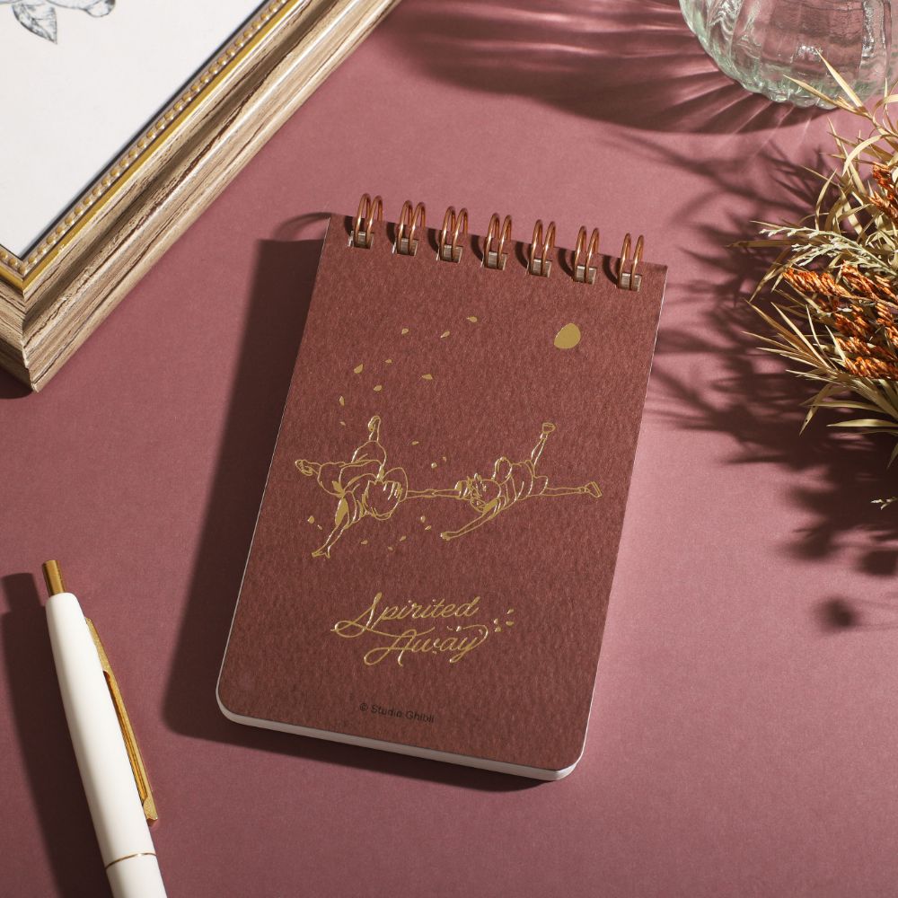 Studio Ghibli - Foil-Stamped Mini Ring Notebooks (3 Types) - Spirited Away - official view 7