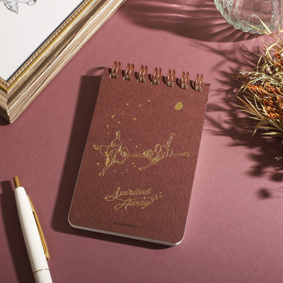 Studio Ghibli - Foil-Stamped Mini Ring Notebooks (3 Types) - Spirited Away - official view 7