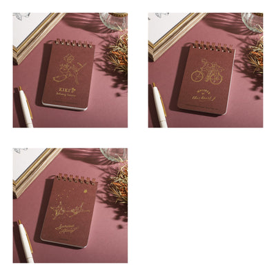 Studio Ghibli - Foil-Stamped Mini Ring Notebooks (3 Types) - Complete Set with all listed models