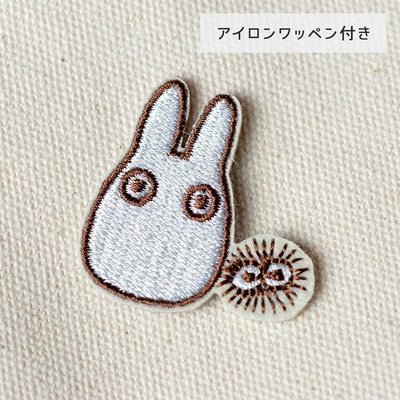 Studio Ghibli Forest and Town Embroidered Tote Bags (4 Types) - Totoro Forest Mini - official view 5