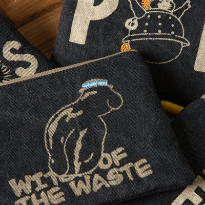 Studio Ghibli - GBL Black Denim Pouches (3 Types) - Rubber Man - official view 14