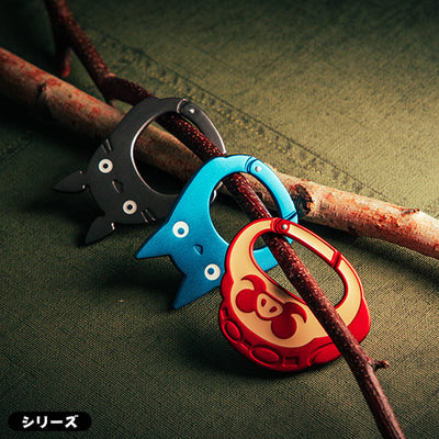Studio Ghibli - GBL Character Face Carabiners (11 Types) - Totoro - official view 5
