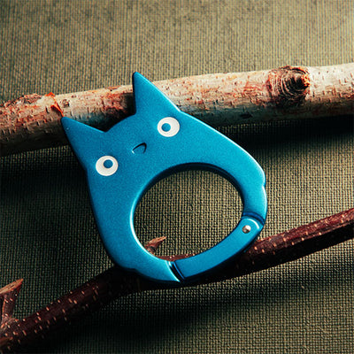 Studio Ghibli - GBL Character Face Carabiners (11 Types) - Blue Totoro - official view 11